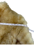 VINTAGE WOMEN'S FUR COAT BLONDE S/M
