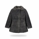 VINTAGE CAPPOTTO DI PELLICCIA DA DONNA V.E.B. PELZBEKLEIDUNG MARKRANSTADT LEIPZIG M
