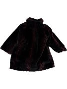 VINTAGE WOMEN'S SHORT FUR COAT LEOPARD M