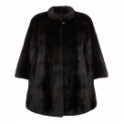 VINTAGE cappotto montone da donna nero taglia S/M