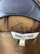 Vintage Γυναικείο Μπουφάν Jacket Made in Italy Ζώνη Καφέ M