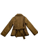 Vintage Γυναικείο Μπουφάν Jacket Made in Italy Ζώνη Καφέ M