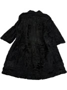 VINTAGE ΓΥΝΑΙΚΕΙΟ ΠΑΛΤΟ ΓΟΥΝΑ ΜΑΥΡΟ L/XL
