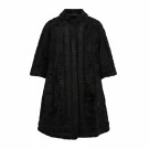 VINTAGE ΓΥΝΑΙΚΕΙΟ ΠΑΛΤΟ ΓΟΥΝΑ ΜΑΥΡΟ L/XL