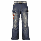 VINTAGE ΓΥΝΑΙΚΕΙΟ ΠΑΝΤΕΛΟΝΙ ΣΚΙ ENERGIAPURA ΜΠΛΕ DENIM LOOK