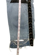 VINTAGE WOMEN'S LEVI'S DENIM CUSTOM PAINTED XS