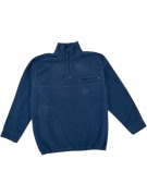 VINTAGE HAMILTON COLLEGE FLEECE 1/4 ZIP PULLOVER BLUE MEN'S L