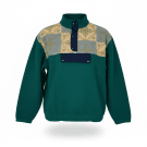 VINTAGE HIPPOPOTAMUS FLEECE ΜΠΛΟΥΖΑ ΜΕ ΣΧΕΔΙΑ ΠΡΑΣΙΝΗ ΓΥΝΑΙΚΕΙΟ L