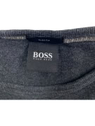 VINTAGE HUGO BOSS MAGLIA A MANICHE LUNGHE SLIM FIT ANTRACITE UOMO M