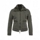 VINTAGE IMPERIAL giacca da donna XL con colletto in pelliccia