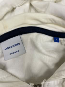 VINTAGE JACK & JONES ΑΝΔΡΙΚΗ ΦΟΥΤΕΡ ΖΑΚΕΤΑ ΚΟΥΚΟΥΛΑ ΛΕΥΚΗ L
