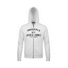 VINTAGE JACK & JONES ΑΝΔΡΙΚΗ ΦΟΥΤΕΡ ΖΑΚΕΤΑ ΚΟΥΚΟΥΛΑ ΛΕΥΚΗ L