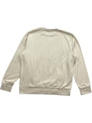 VINTAGE JACK & JONES FELPA GIROCOLLO CON LOGO BEIGE DA UOMO L