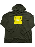VINTAGE JACK & JONES HOODIE LOGO PRINT KHAKI MEN'S XXL
