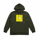 VINTAGE JACK & JONES HOODIE LOGO PRINT KHAKI MEN'S XXL