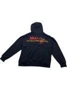 VINTAGE JACK & JONES ΦΟΥΤΕΡ ΜΕ ΚΟΥΚΟΥΛΑ LOGO PRINT ΜΑΥΡΟ ΑΝΔΡΙΚΟ XXL