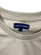 VINTAGE JACK & JONES SWEATSHIRT LOGO BEIGE MEN'S L