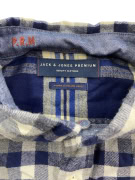 VINTAGE JACK & JONES PREMIUM ΠΟΥΚΑΜΙΣΟ ΚΑΡΟ NAVY/WHITE ΑΝΔΡΙΚΟ M