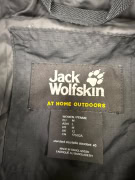 VINTAGE JACK WOLFSKIN ΜΑΥΡΟ ΚΑΠΙΤΟΝΕ ΜΠΟΥΦΑΝ/ΠΑΛΤΟ ΜΕ ΚΟΥΚΟΥΛΑ