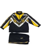 Vintage JAKO 90s Tracksuit Σετ Μαύρο/Κίτρινο/Λευκό L