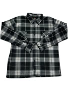 VINTAGE JINHAOLAI CHECKERED FLEECE SHIRT MEN'S M