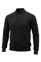 VINTAGE JOOP! ΠΛΕΚΤΗ ΜΠΛΟΥΖΑ POLO ΜΑΥΡΗ ΑΝΔΡΙΚΗ L