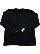 VINTAGE KAPPA T-SHIRT NERA A MANICHE LUNGHE S