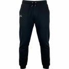 VINTAGE KAPPA TRACK PANTS EMBROIDERED LOGO BLACK MEN'S SMALL