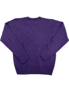 VINTAGE KAPPA MAGLIONE LAVORATO A MAGLIA CON LOGO VIOLA DA UOMO M