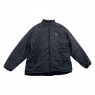 GIACCA PUFFER VINTAGE KAPPA CON FODERA IN PILE NERA DA UOMO L XL