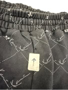 VINTAGE KARL KANI JOGGERS BLACK ALL-OVER PRINT M