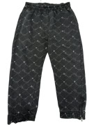 VINTAGE KARL KANI JOGGERS BLACK ALL-OVER PRINT M