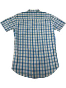 VINTAGE LACOSTE CAMICIA A QUADRI DA UOMO L