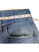VINTAGE LEVI\'S 501 JEANS BLU A GAMBA DRITTA L