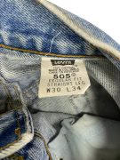 VINTAGE LEVI\'S 505 REGULAR FIT JEANS BLU M