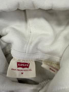 FELPA CON CAPPUCCIO VINTAGE LEVI\'S LOGO BIANCA DA UOMO M