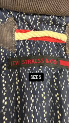 VINTAGE Levi's Μπουφάν Biker/Racer Canvas S