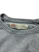 VINTAGE LEVI\'S maglia lavorata a maglia slim fit grigia da uomo L