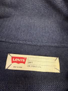 VINTAGE LEVI'S ΠΛΕΚΤΗ ΖΑΚΕΤΑ SHAWL COLLAR ΑΝΔΡΙΚΟ ΜΠΛΕ L