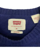 VINTAGE LEVIS ΠΟΥΛΟΒΕΡ ΣΤΡΟΓΓΥΛΗ ΛΑΙΜΟΚΟΨΗ ΜΠΛΕ ΑΝΔΡΙΚΟ M