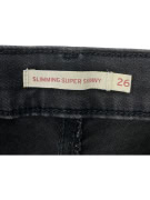 JEANS DONNA LEVI\'S VINTAGE SUPER SKINNY SLIMMING IN GRIGIO SCURO S