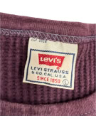 VINTAGE LEVI\'S - Maglia termica a nido d’ape - Bordeaux/Prugna - L