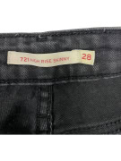 VINTAGE WOMEN'S LEVI'S 721 HIGH RISE SKINNY DENIM JEANS S