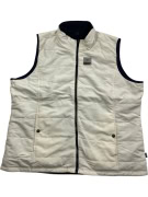 VINTAGE LINCOLN OUTFITTERS ΑΜΑΝΙΚΟ PUFFER ΜΠΟΥΦΑΝ STAIN RESISTANT ΚΡΕΜ ΑΝΔΡΙΚΟ 3XL