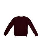 VINTAGE LIU JO UOMO CREWNECK KNIT SWEATER BURGUNDY MEN M