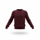 VINTAGE LIU JO UOMO CREWNECK KNIT SWEATER BURGUNDY MEN M