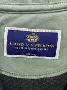 VINTAGE LLOYD & JEFFERSON ΠΛΕΚΤΗ ΖΑΚΕΤΑ ΜΕ ΦΕΡΜΟΥΑΡ ΠΡΑΣΙΝΟ ΑΝΔΡΙΚΟ L