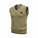 VINTAGE LONSDALE LONDON ΠΛΕΚΤΟ ΓΙΛΕΚΟ ΜΕ ΚΟΣΜΗΜΑ BEIGE ΑΝΔΡΙΚΟ L