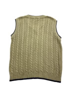 VINTAGE LONSDALE LONDON ΠΛΕΚΤΟ ΓΙΛΕΚΟ ΜΕ ΚΟΣΜΗΜΑ BEIGE ΑΝΔΡΙΚΟ L