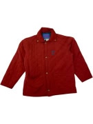 VINTAGE LOTTO RED QUILTED JACKET L